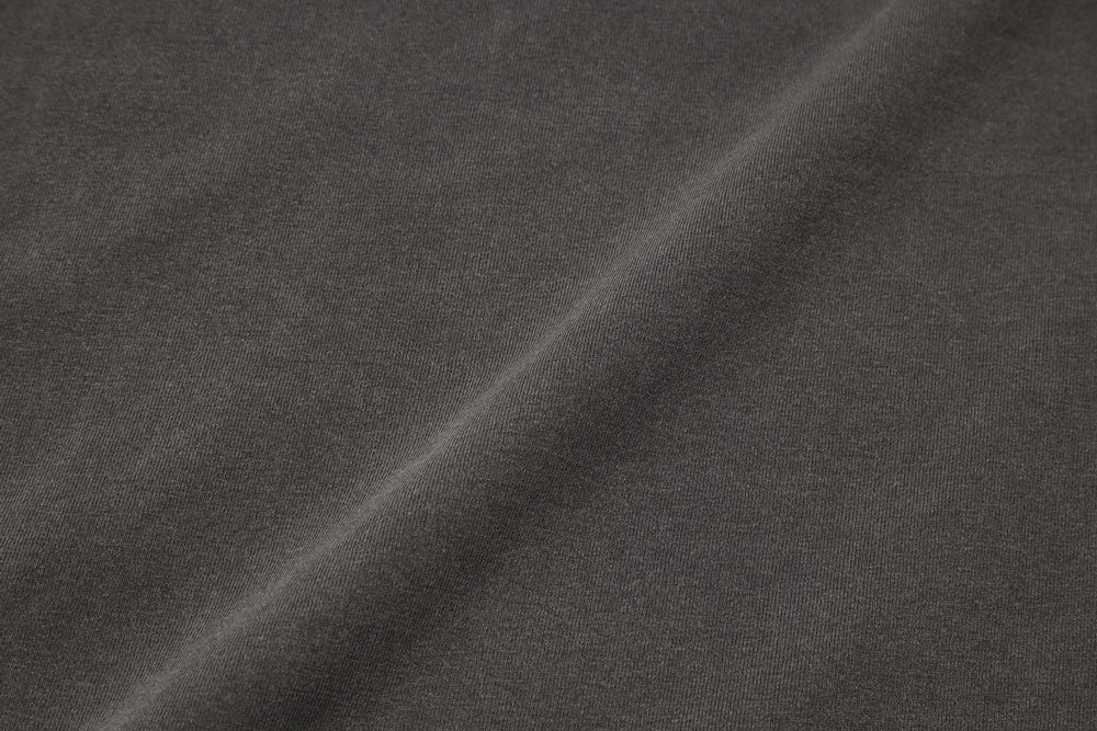 6.6oz ロングスリーブガーメントダイTシャツ 1.6インチリブ (DF-1201D)