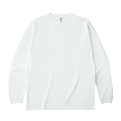 6.6oz ロングスリーブガーメントダイTシャツ 1.6インチリブ (DF-1201D)