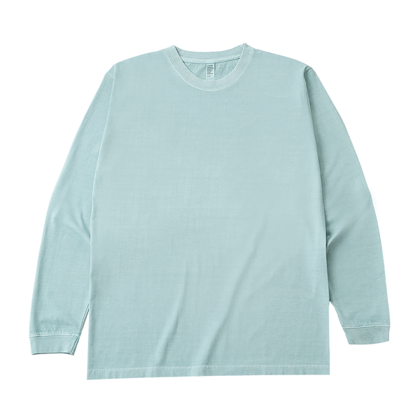6.6oz Long Sleeve Garment Dyed T-Shirt with 1.6" Rib (DF-1201D)