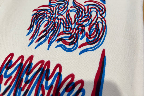 透明多色プリント