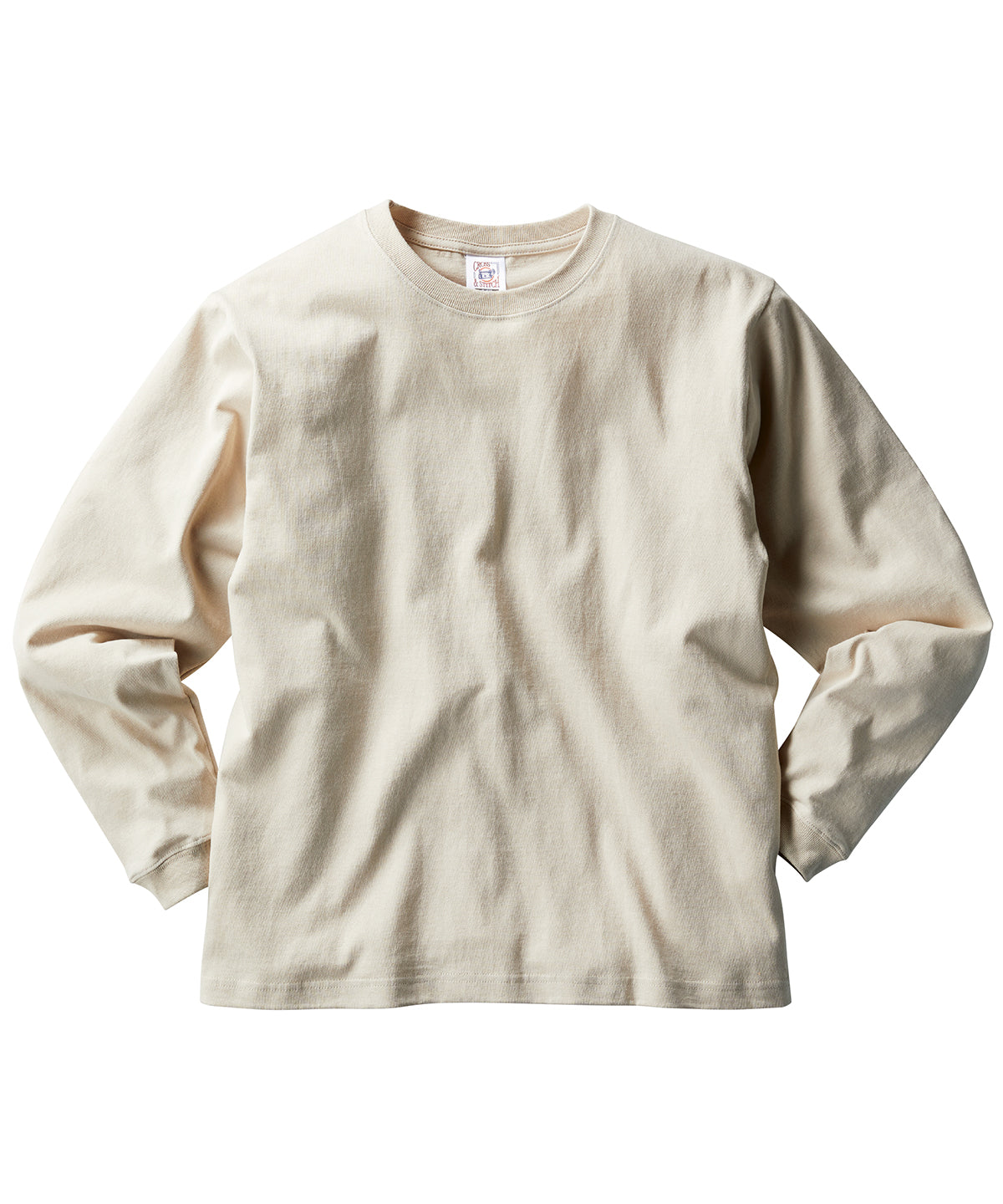 【インクジェット・刺繍】6.2oz オープンエンド マックスウェイトロングスリーブTシャツ（リブ有り）(CAS-1216)