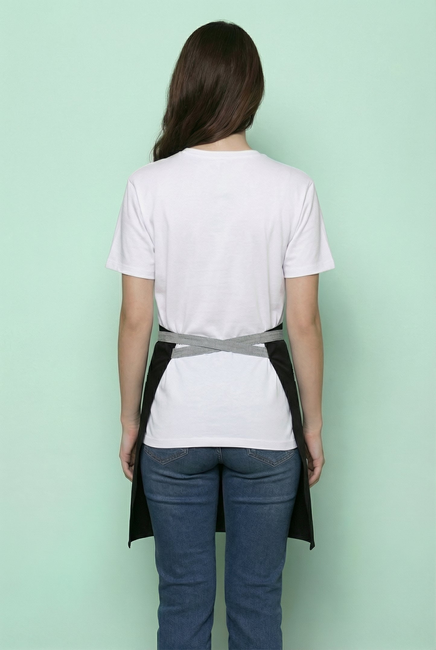 スタイリッシュカフェエプロン (ST-2404)