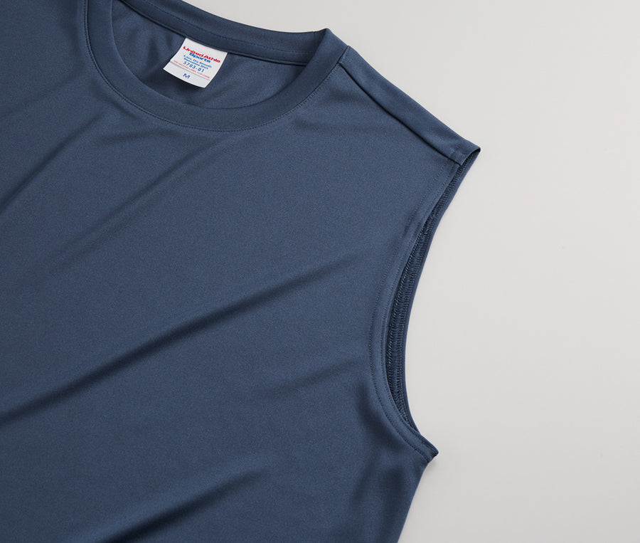 4.4oz ドライスムース リサイクルポリエステル スリーブレスシャツ (UA-570301)