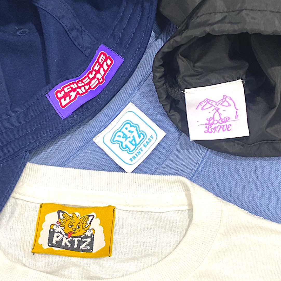 オリジナル織りネームタグ100枚セット(WT-001)