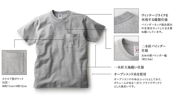 6.2oz Open-End Max Weight Binder Neck Pocket T-Shirt (CAS-OE1119)