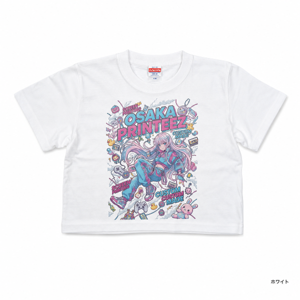 オリジナルクロップドTシャツ(PZ-5001CT)