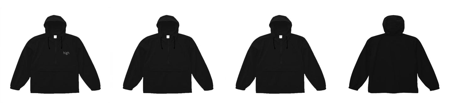 Screen Print Cotton-Like Nylon Anorak Parka (UA-7211)