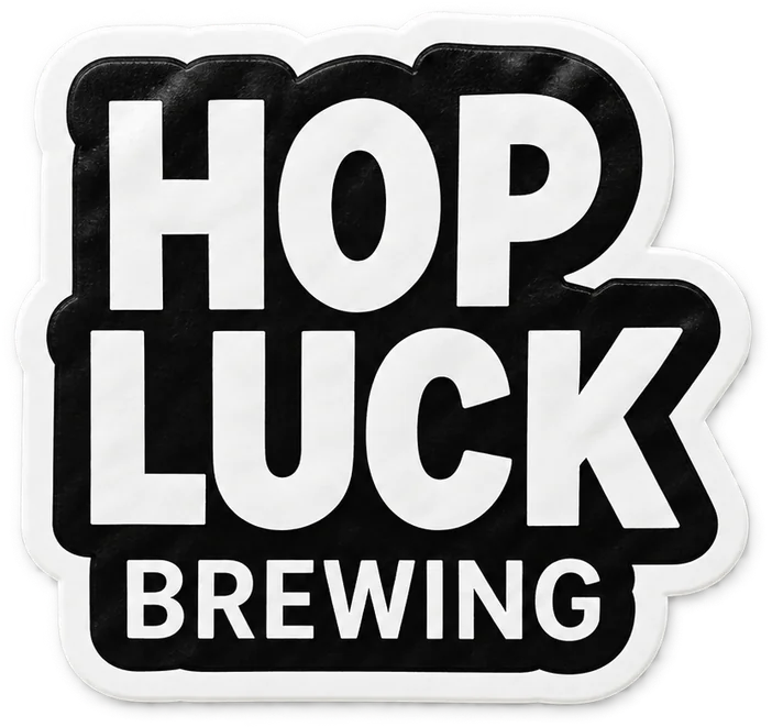 HOP LUCK BREWINGのダイカットステッカー